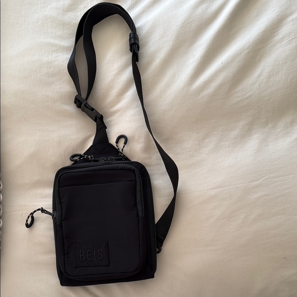 BEIS Black Sport Sling crossbody - Never used
